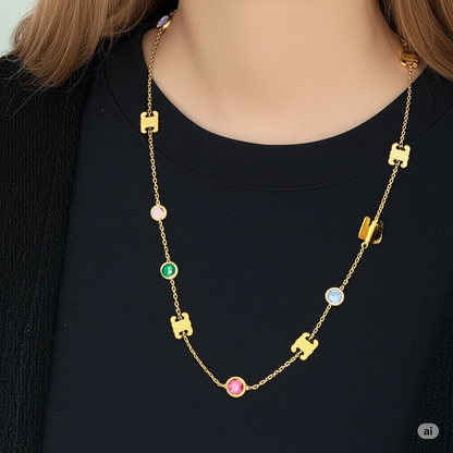 Elena Gold Necklace