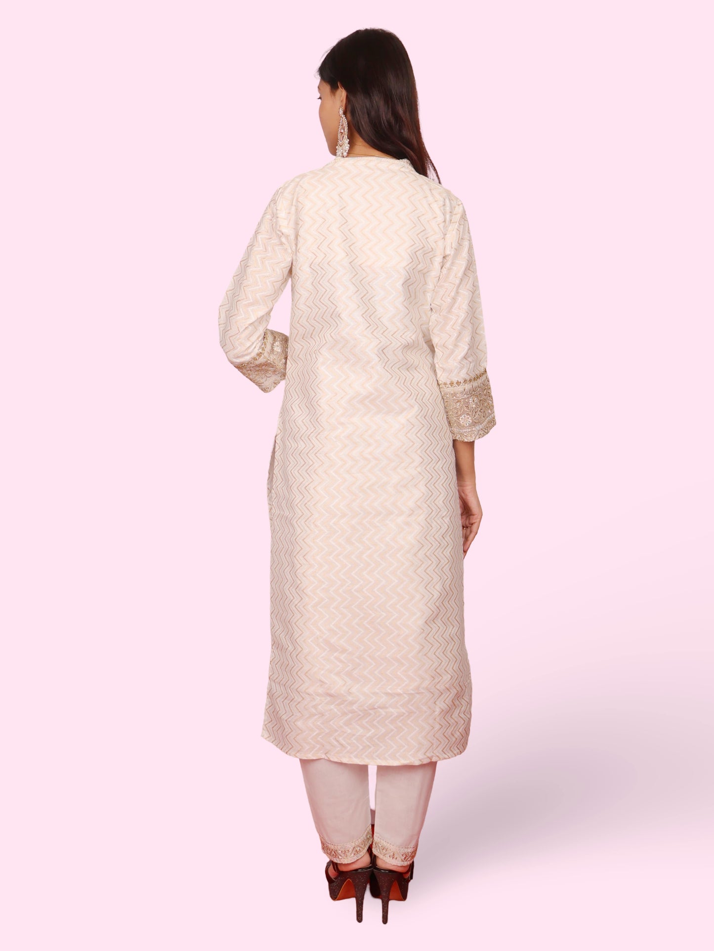 Women's Cotton Kurta-Pant, and Dupatta Set-2