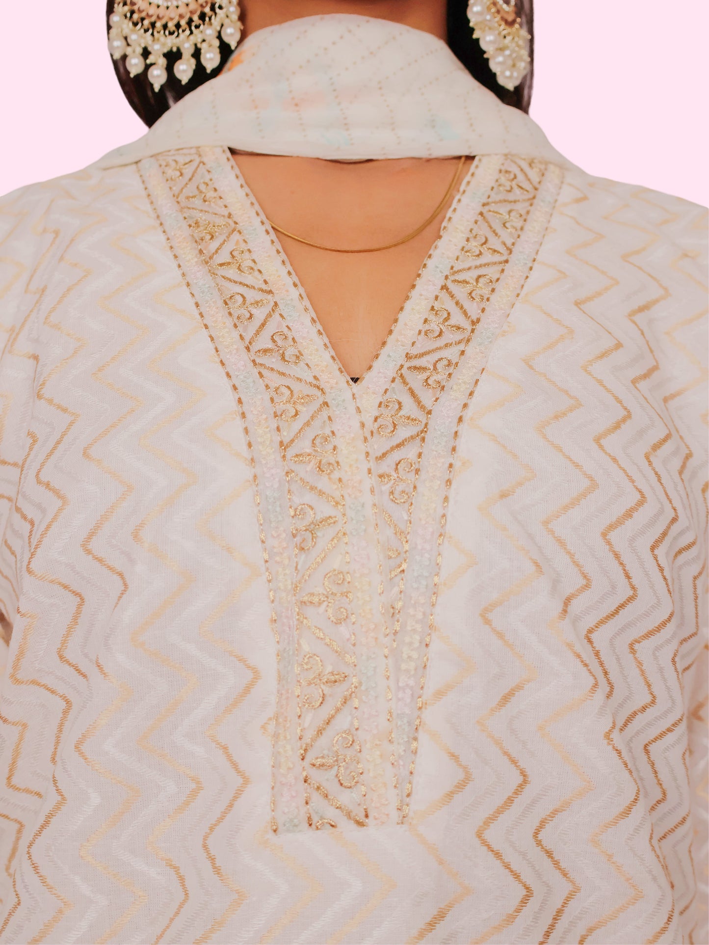 Women's Cotton Kurta-Pant, and Dupatta Set-3