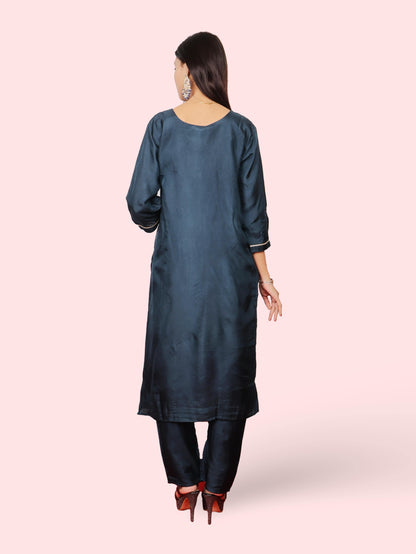Women's Straight Kurta-Pant, and Dupatta Set-2