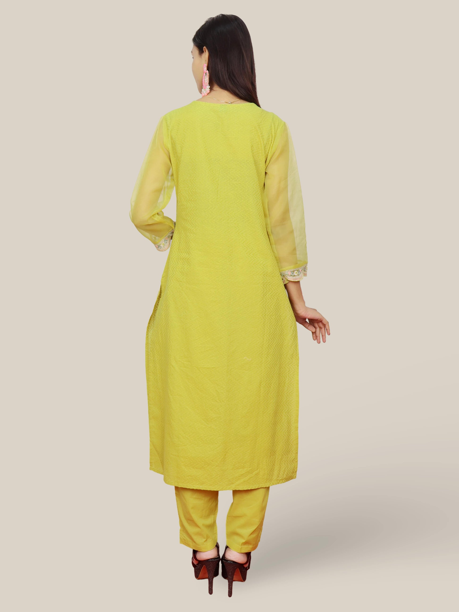 Women's Cotton Kurta-Pant, and Dupatta Set-2