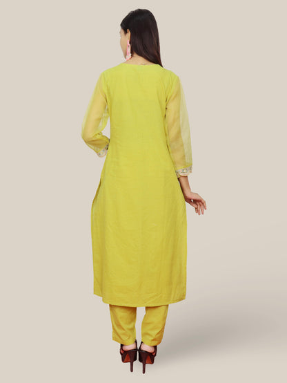 Women's Cotton Kurta-Pant, and Dupatta Set-2