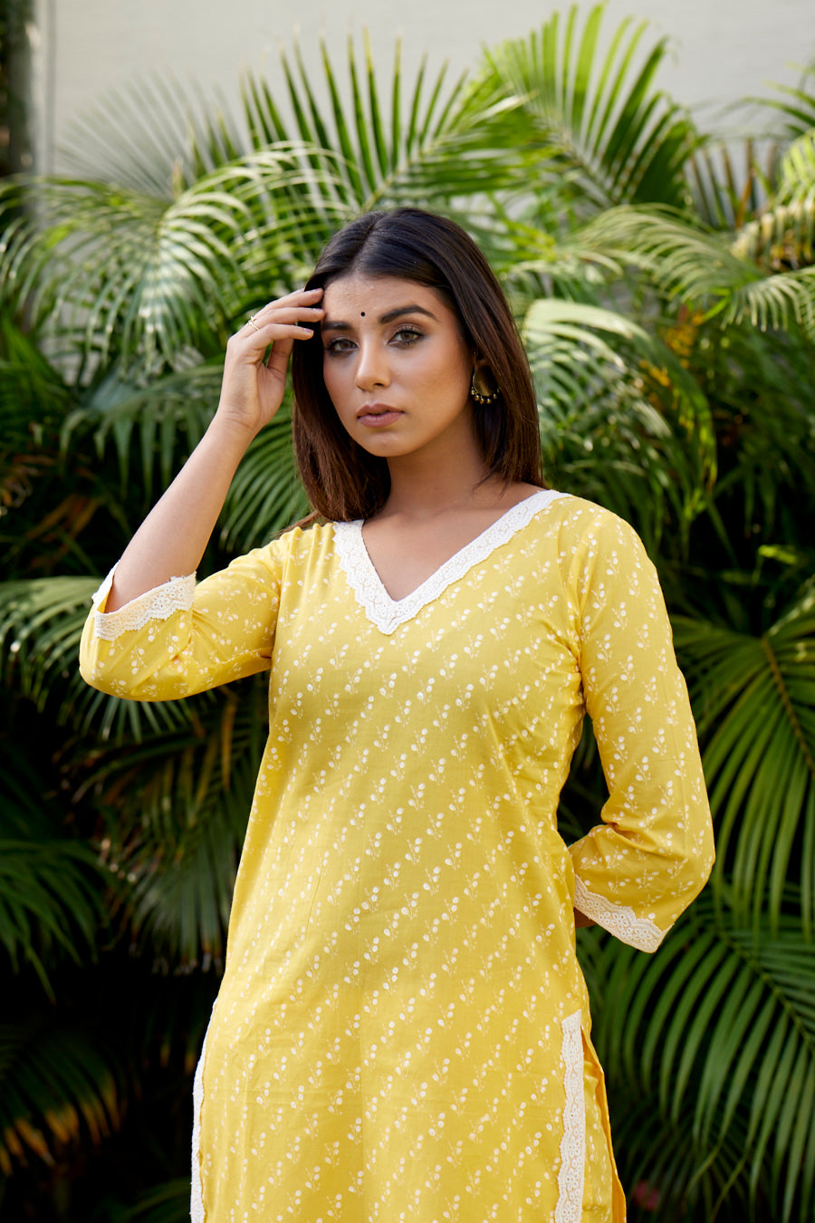 Yellow Co-ord Kurta Set-1